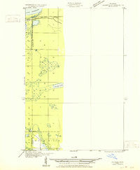 Skandia NE Michigan Historical topographic map, 1:31680 scale, 7.5 X 7.5 Minute, Year 1932