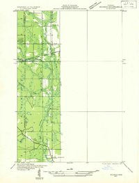 Skandia SE Michigan Historical topographic map, 1:31680 scale, 7.5 X 7.5 Minute, Year 1932