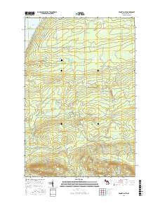 Skanee South Michigan Current topographic map, 1:24000 scale, 7.5 X 7.5 Minute, Year 2016