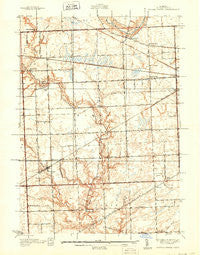 Smiths Creek Michigan Historical topographic map, 1:24000 scale, 7.5 X 7.5 Minute, Year 1939