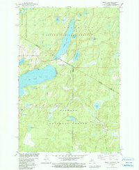 Smoky Lake Michigan Historical topographic map, 1:24000 scale, 7.5 X 7.5 Minute, Year 1981