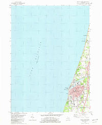 South Haven Michigan Historical topographic map, 1:24000 scale, 7.5 X 7.5 Minute, Year 1981