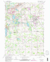 South Lyon Michigan Historical topographic map, 1:24000 scale, 7.5 X 7.5 Minute, Year 1965