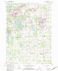 South Lyon Michigan Historical topographic map, 1:24000 scale, 7.5 X 7.5 Minute, Year 1965