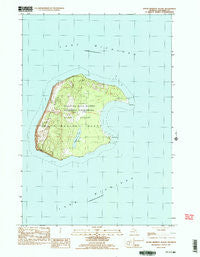 South Manitou Island Michigan Historical topographic map, 1:24000 scale, 7.5 X 7.5 Minute, Year 1983