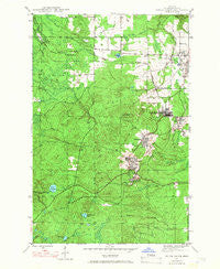 South Range Michigan Historical topographic map, 1:24000 scale, 7.5 X 7.5 Minute, Year 1946