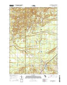 South Boardman Michigan Historical topographic map, 1:24000 scale, 7.5 X 7.5 Minute, Year 2014