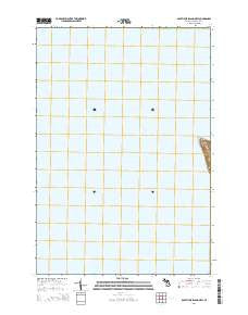 South Fox Island OE W Michigan Historical topographic map, 1:24000 scale, 7.5 X 7.5 Minute, Year 2014
