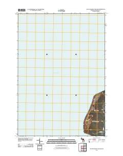 South Manitou Island Michigan Historical topographic map, 1:24000 scale, 7.5 X 7.5 Minute, Year 2011