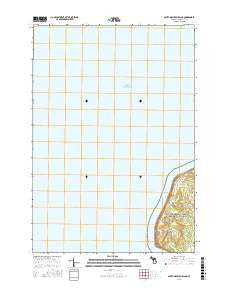 South Manitou Island Michigan Current topographic map, 1:24000 scale, 7.5 X 7.5 Minute, Year 2016