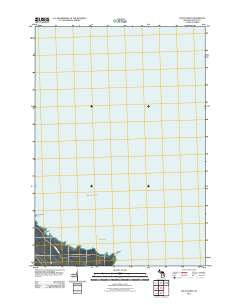 South Point Michigan Historical topographic map, 1:24000 scale, 7.5 X 7.5 Minute, Year 2011
