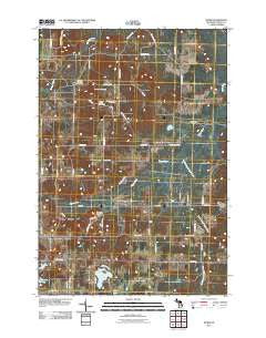 Sparr Michigan Historical topographic map, 1:24000 scale, 7.5 X 7.5 Minute, Year 2011