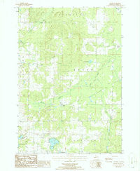Sparr Michigan Historical topographic map, 1:24000 scale, 7.5 X 7.5 Minute, Year 1986