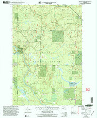 Sparrow Rapids Michigan Historical topographic map, 1:24000 scale, 7.5 X 7.5 Minute, Year 1999