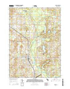 Sparta Michigan Historical topographic map, 1:24000 scale, 7.5 X 7.5 Minute, Year 2014