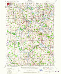 Spring Arbor Michigan Historical topographic map, 1:62500 scale, 15 X 15 Minute, Year 1948