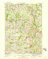 Springport Michigan Historical topographic map, 1:62500 scale, 15 X 15 Minute, Year 1919