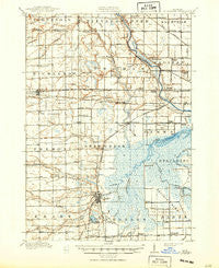 St. Charles Michigan Historical topographic map, 1:62500 scale, 15 X 15 Minute, Year 1917