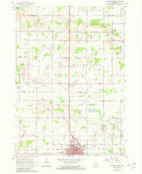 St. Johns North Michigan Historical topographic map, 1:24000 scale, 7.5 X 7.5 Minute, Year 1965