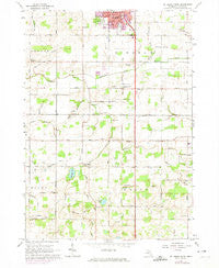 St. Johns South Michigan Historical topographic map, 1:24000 scale, 7.5 X 7.5 Minute, Year 1965