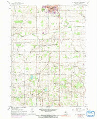 St. Johns South Michigan Historical topographic map, 1:24000 scale, 7.5 X 7.5 Minute, Year 1965
