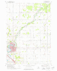 St. Louis Michigan Historical topographic map, 1:24000 scale, 7.5 X 7.5 Minute, Year 1973