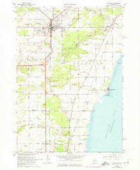Standish Michigan Historical topographic map, 1:24000 scale, 7.5 X 7.5 Minute, Year 1967
