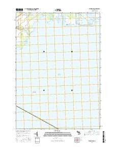 Standish NE Michigan Current topographic map, 1:24000 scale, 7.5 X 7.5 Minute, Year 2016