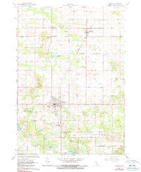 Stanton Michigan Historical topographic map, 1:24000 scale, 7.5 X 7.5 Minute, Year 1964