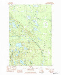 Steuben Michigan Historical topographic map, 1:24000 scale, 7.5 X 7.5 Minute, Year 1983