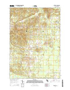Stittsville Michigan Historical topographic map, 1:24000 scale, 7.5 X 7.5 Minute, Year 2014
