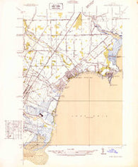 Stony Point Michigan Historical topographic map, 1:31680 scale, 7.5 X 7.5 Minute, Year 1936