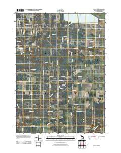 Sullivan Michigan Historical topographic map, 1:24000 scale, 7.5 X 7.5 Minute, Year 2011