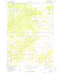 Sullivan Michigan Historical topographic map, 1:24000 scale, 7.5 X 7.5 Minute, Year 1972