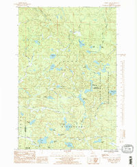 Summit Lake Michigan Historical topographic map, 1:24000 scale, 7.5 X 7.5 Minute, Year 1985