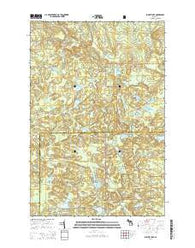 Summit Lake Michigan Historical topographic map, 1:24000 scale, 7.5 X 7.5 Minute, Year 2014