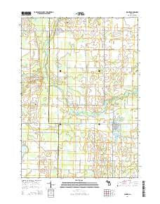 Sumner Michigan Historical topographic map, 1:24000 scale, 7.5 X 7.5 Minute, Year 2014