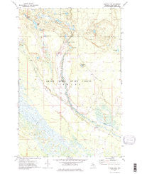 Sunken Lake Michigan Historical topographic map, 1:24000 scale, 7.5 X 7.5 Minute, Year 1972