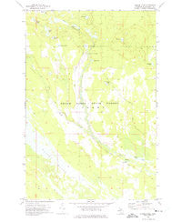 Sunken Lake Michigan Historical topographic map, 1:24000 scale, 7.5 X 7.5 Minute, Year 1972