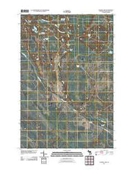 Sunken Lake Michigan Historical topographic map, 1:24000 scale, 7.5 X 7.5 Minute, Year 2011