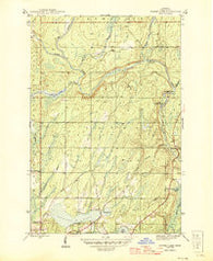 Sunset Lake Michigan Historical topographic map, 1:31680 scale, 7.5 X 7.5 Minute, Year 1946