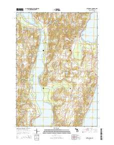 Suttons Bay Michigan Historical topographic map, 1:24000 scale, 7.5 X 7.5 Minute, Year 2014