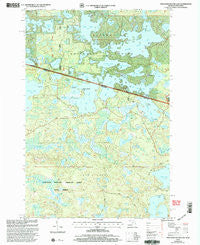 Thousand Island Lake Michigan Historical topographic map, 1:24000 scale, 7.5 X 7.5 Minute, Year 1999