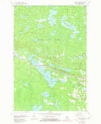 Three Lakes Michigan Historical topographic map, 1:24000 scale, 7.5 X 7.5 Minute, Year 1956