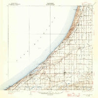 Three Oaks Michigan Historical topographic map, 1:62500 scale, 15 X 15 Minute, Year 1930