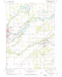 Three Rivers East Michigan Historical topographic map, 1:24000 scale, 7.5 X 7.5 Minute, Year 1972