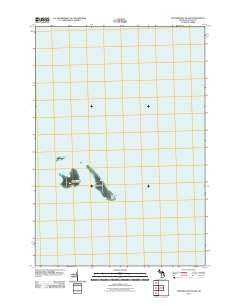 Thunder Bay Island Michigan Historical topographic map, 1:24000 scale, 7.5 X 7.5 Minute, Year 2011