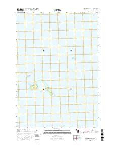 Thunder Bay Island Michigan Current topographic map, 1:24000 scale, 7.5 X 7.5 Minute, Year 2016