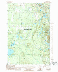 Tie Lake Michigan Historical topographic map, 1:24000 scale, 7.5 X 7.5 Minute, Year 1985