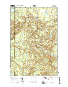 Timberlost Michigan Historical topographic map, 1:24000 scale, 7.5 X 7.5 Minute, Year 2014